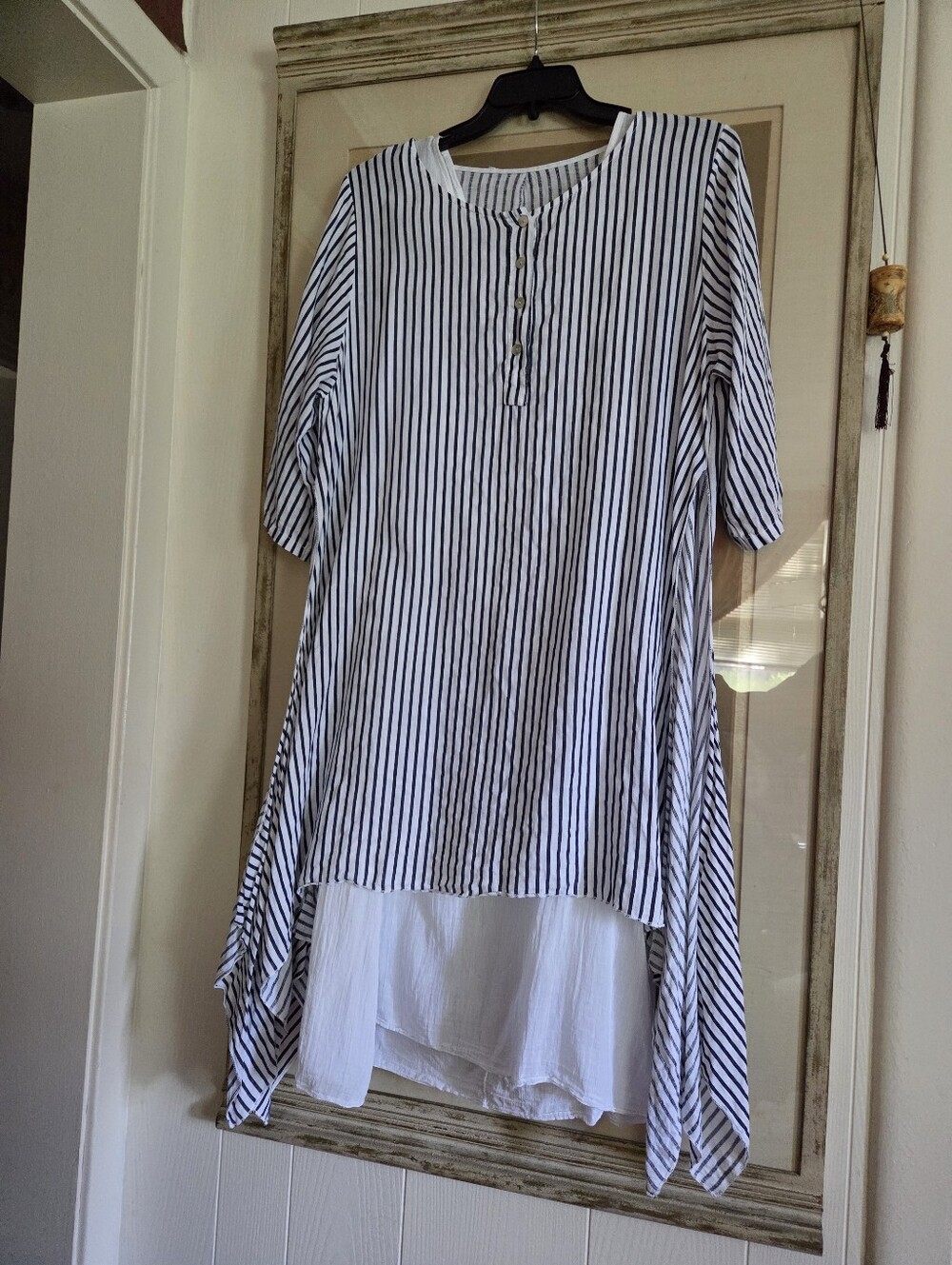 Linen Lagenlook Tunic Dress